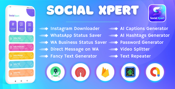 Social Xpert – Status Saver, Reels Downloader & AI Tools