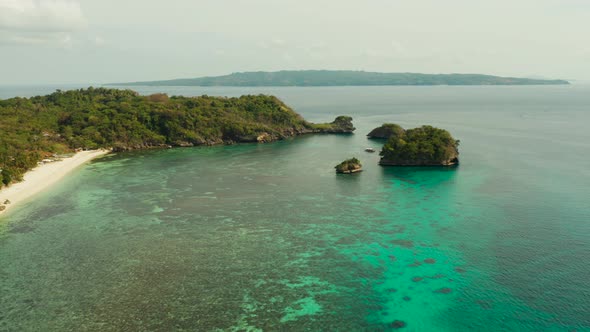 Seascape with Beah on the Island of Boracay Philippines