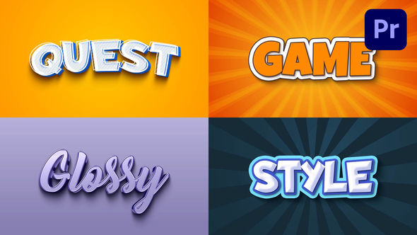 Text Effect - Cartoon Game Text Effects