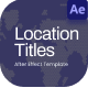 Location Titles After Effect - VideoHive Item for Sale