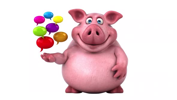 Fun pig - 3D Animation