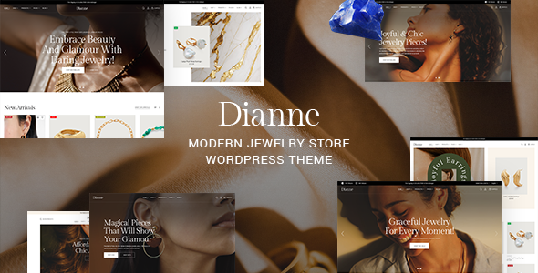 Dianne - Modern Jewelry Store WordPress Theme