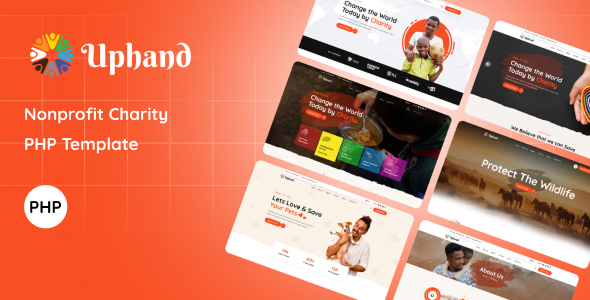 Uphand - Nonprofit Charity PHP Template