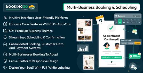 BookingGo SaaS - Multi Business Appointment Booking and Scheduling