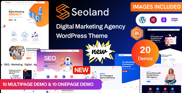 Seoland - SEO And Digital Marketing Agency WordPress Theme