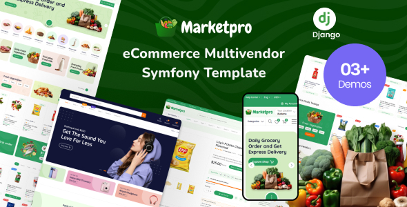 MarketPro - Django eCommerce Multivendor Template Multipurpose