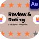 Review & Rating After Effect - VideoHive Item for Sale
