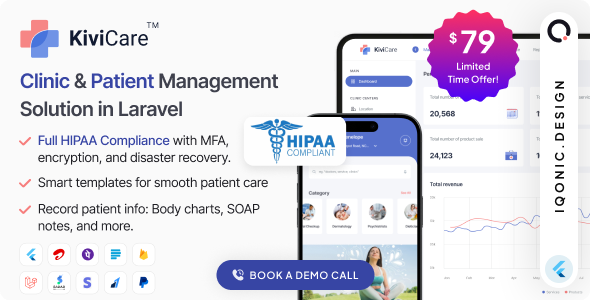 KiviCare(TM) - Best Clinic and Patient Management Flutter App