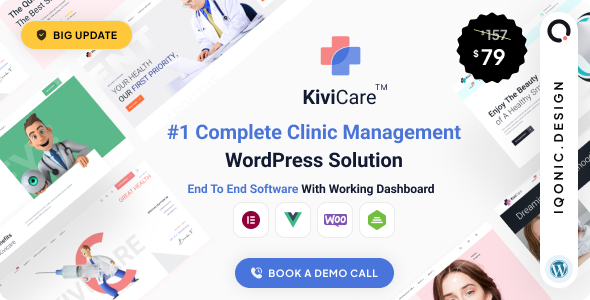 KiviCare - Medical & Health WordPress Theme for Clinics