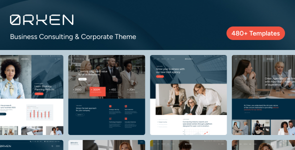 Orken - Business Consulting and Corporate WordPress Theme