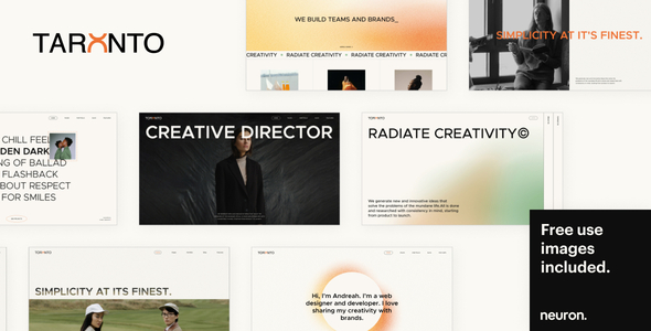 Taranto - WordPress Portfolio for Creatives