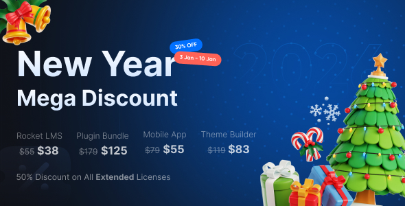 Rocket LMS Flutter Mobile App - Learning Management System for Android and iOS