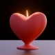 Valentine Heart Candle Light - 3DOcean Item for Sale
