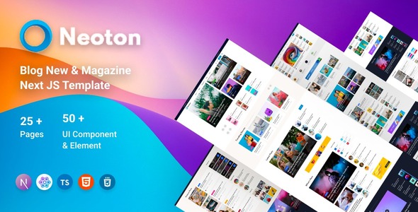 Neoton – News, Blog & Magazine Next.js Template
