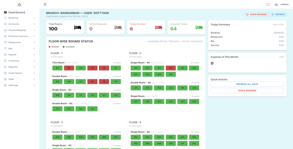 HOTEL MANAGEMENT SOFTWARE & WEBSITE