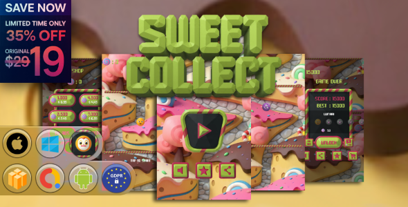 Sweet Collect Game Template