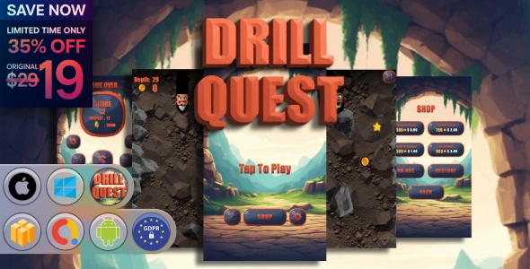 Drill Quest Game Template