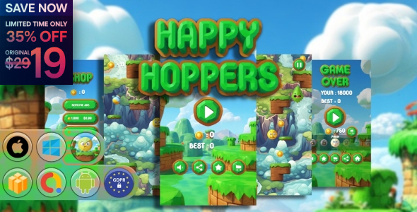 Happy Hoppers Game Template