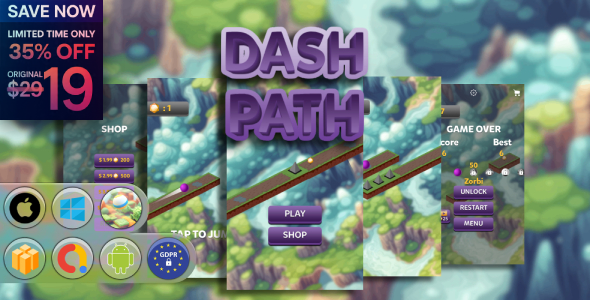 Dash Path Game Template