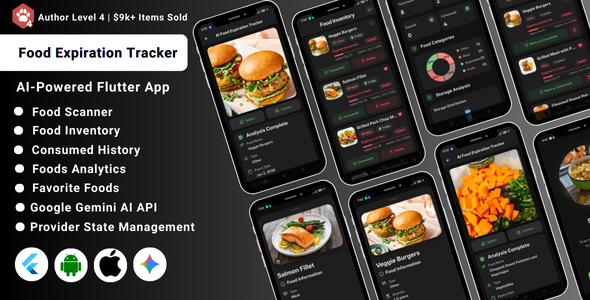 AI-Powered Food Expiration Tracker Flutter App