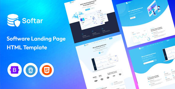 Softar – Software & SaaS Landing Page