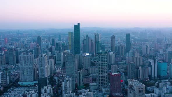 Nanjing City, Jiangsu Province, urban construction landscape