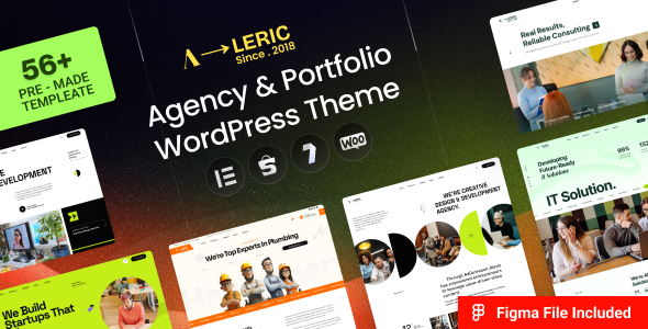 Aleric - Digital Agency and Portfolio WordPress Theme