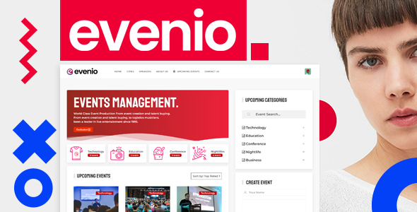 Evenio - Premium Multiple Event & Conference Site Script