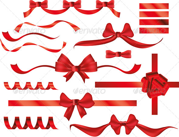 Red Bows and Ribbons