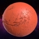 Mars Planet High Resolution Printable 3D Model – Two-Piece Hollow Design - 3DOcean Item for Sale