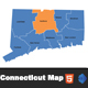 Connecticut Interactive SVG Map – Clickable & Responsive State Map - CodeCanyon Item for Sale