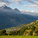 Clouds Over a Village on the Italian Alps - VideoHive Item for Sale