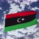 Libya Flag With Sky 4k - VideoHive Item for Sale