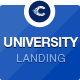 University Responsive Bootstrap Landing Template - ThemeForest Item for Sale