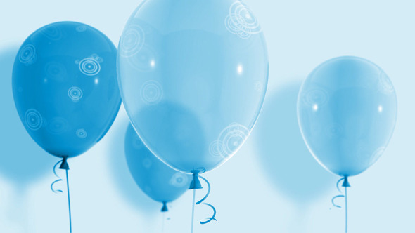 Blue Balloons 35