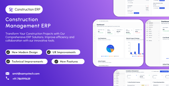 Construction ERP | Construction Management System | Real Sstate Construction ERP