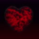 Red Heart Being Infected by Black Disease. - VideoHive Item for Sale