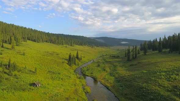 Summer Landscape with River