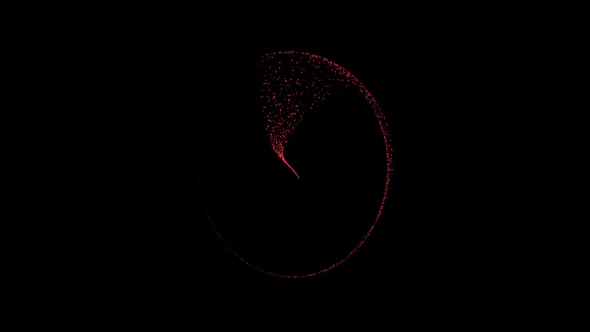 Red Particles Circular Motion alt