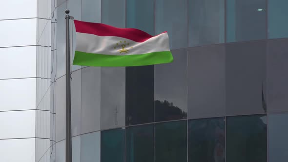 Tajikistan Flag Background 2K