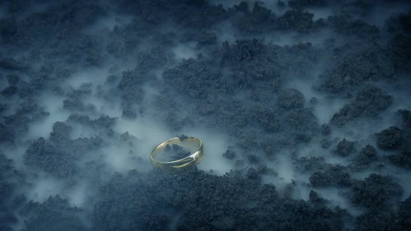 Magic Ring Is Picked Up From Misty Ground