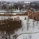 Ruins of Ancient Livonian Order's Stone Medieval Castle Latvia Aerial Drone Top Shot  - VideoHive Item for Sale