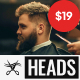 Heads - Barbershop & Hair Salon WordPress Theme - ThemeForest Item for Sale