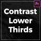 Contrast Lower Thirds - VideoHive Item for Sale