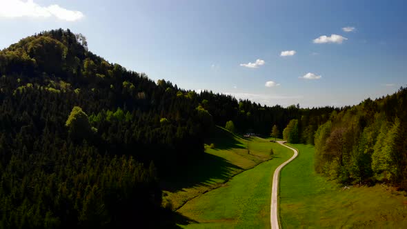 Beautiful view on the Mountains