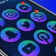 Social Media Icons On Phone - VideoHive Item for Sale