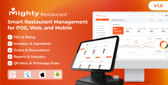 Mighty Restaurant - Restaurant Management System