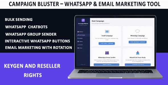 Campaign Bluster – WhatsApp & Email Marketing Tool – Bulk WhatsApp Messaging with Buttons