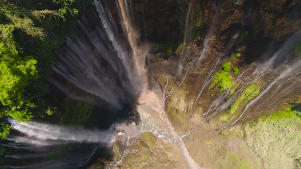 Waterfall Coban Sewu Java Indonesia