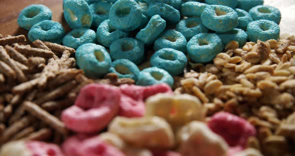 Various breakfast cereals 4k